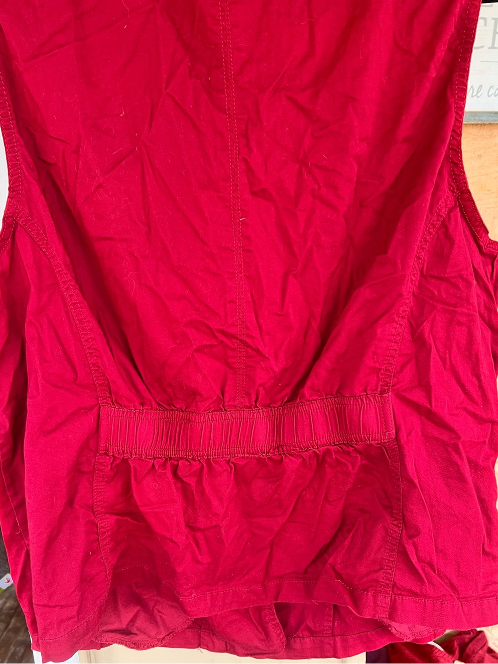 Red Utility Vest 🍒 - Picture 6 of 7